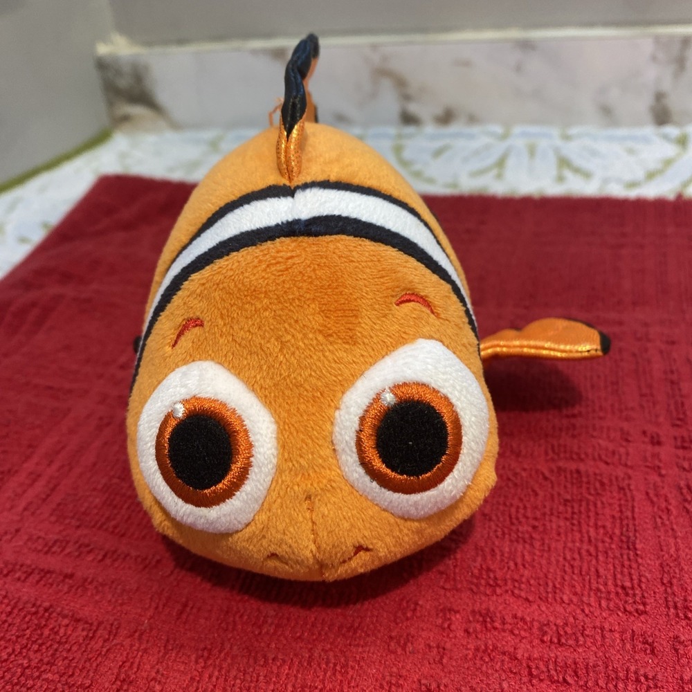 Ty Disney Sparkle Nemo 2016 Plush Stuffed Animal Toy & other fish